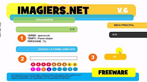 French conjugation Indicatif Passé simple apercevoir YouTube