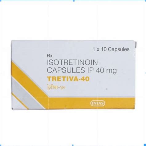 Isotretinoin Tretiva 40mg Capsules Packaging Type Box At Rs 450