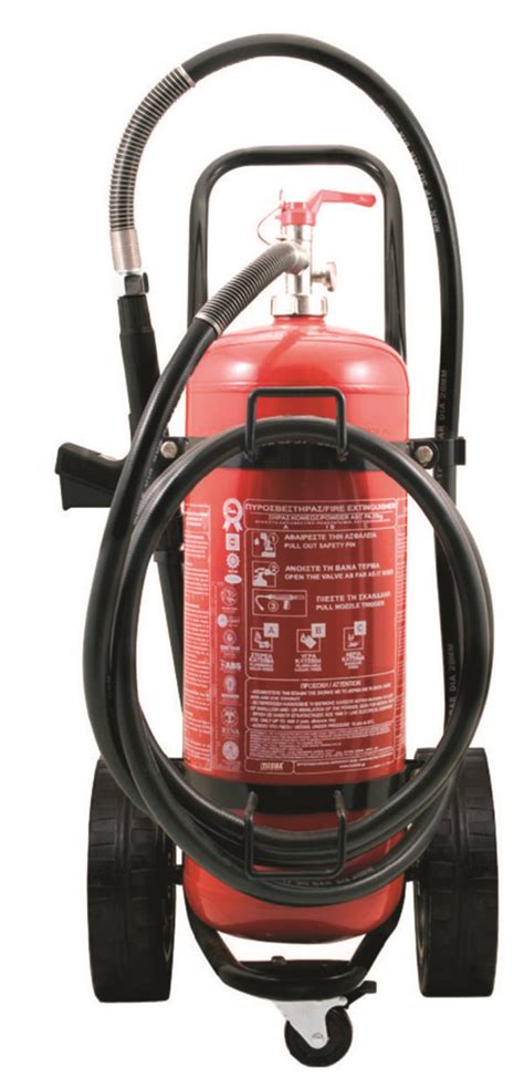 Trolley Fire Extinguisher Kg Dry Powder Mobiak Fire