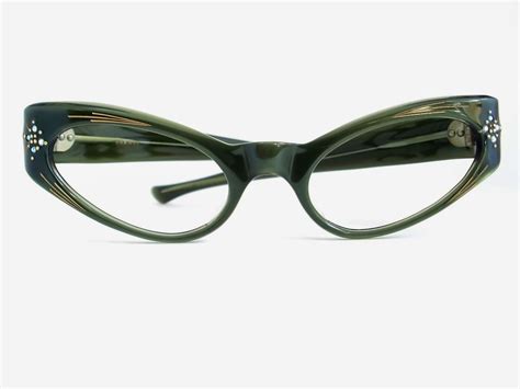 Vintage Eyeglasses Frames Eyewear Sunglasses 50S: Vintage Cat Eye Glasses