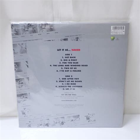 傷や汚れありTHE BEATLES ザビートルズ LPレコード LET IT BE NAKED ジャケット帯ブックレット付き