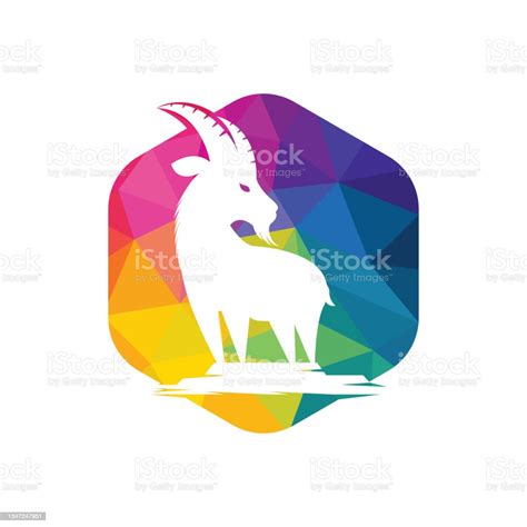 Desain Template Logo Sederhana Kambing Desain Logo Vektor Kambing