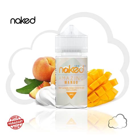 Juice Naked Latam Amazing Mango Mango Ml White Cloud Brasil