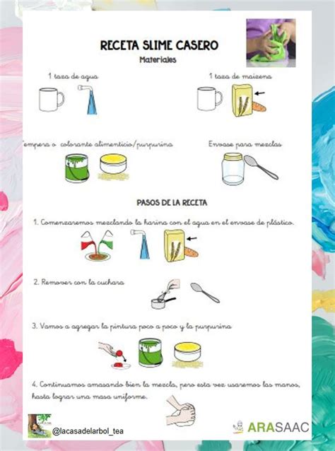 Receta Slime Casero