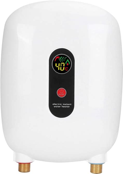 Fockety Tankless Water Heater W Electric Instant Hot Water Heater L Min Wall Mount