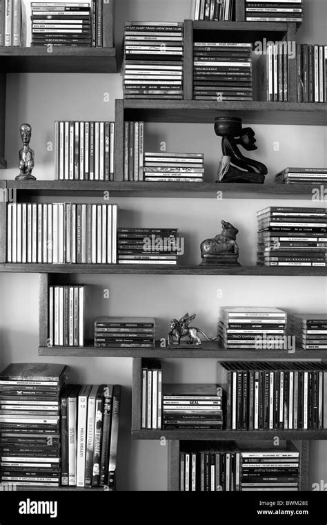 cd shelf cds books living room reading  furniture media figures