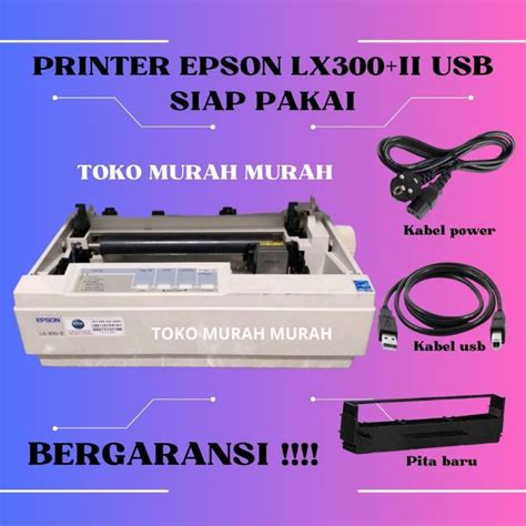 Jual Printer Dot Matrix Epson Lx Ii Lx Ii Shopee Indonesia