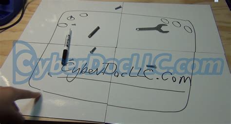 4x Set Magnetic Screw Professional Mat With Dry Erase Surface Professional Promat Cyberdoc Llc