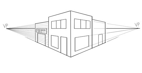 Two Point Perspective Drawing An Easy Step By Step Guide 59 Off