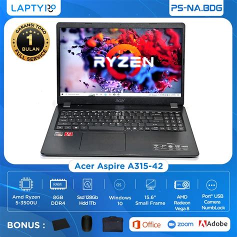 Jual Laptop Editing Acer Aspire 3 Amd Ryzen 5 Ram 8gb Ssd 128gb Hdd 1tb Shopee Indonesia