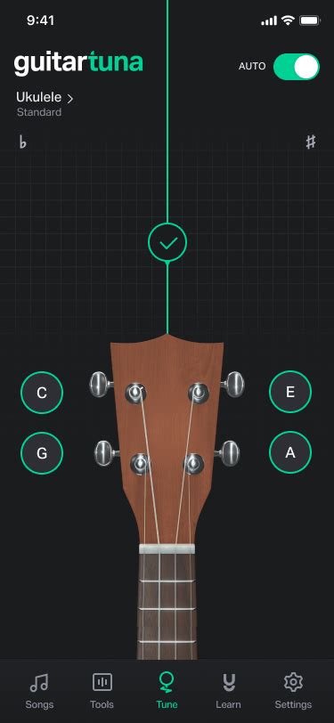 Ukulele Tuner The Best Free Ukulele Tuner App Guitartuna