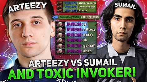 ARTEEZY Vs SUMAIL And TOXIC INVOKER RTZ Plays On CHAOS KNIGHT HIGH