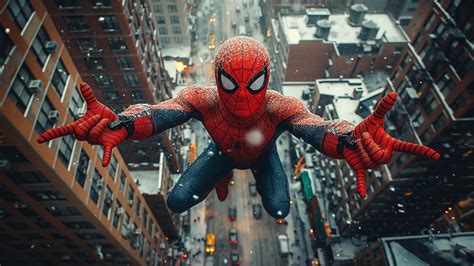 Marvel SpiderMan Skyscraper wallpaper 4K HD free download Background ...