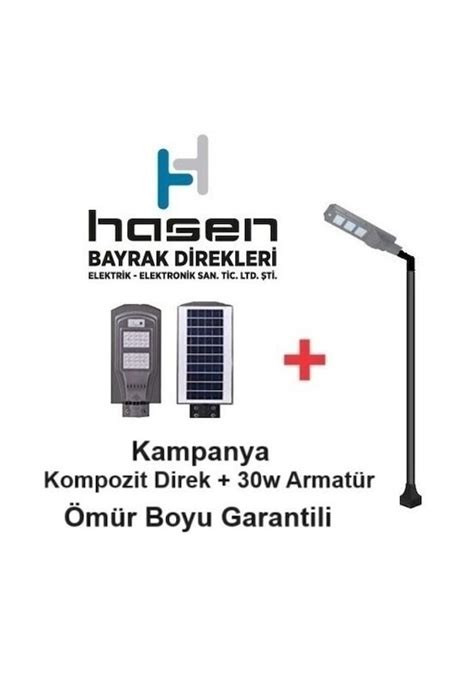 250 Metre Kompozit Solar Aydınlatma Direği Fiyatları Ve Özellikleri