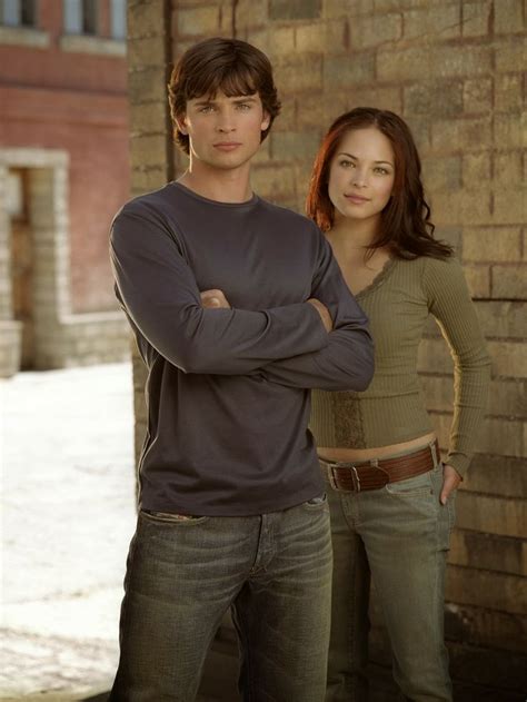 Tom Welling Clark Kent And Kristin Kreuk Lana Lang In Smallville