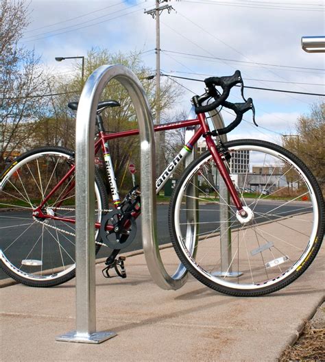 Bike Stand Bicycle Parking Rack Wave Style Double Hump Street Furniture ...