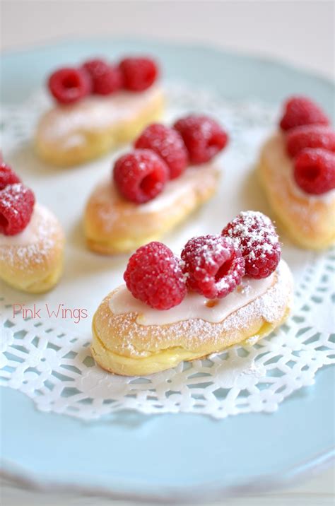 Lemon Berry Eclairs