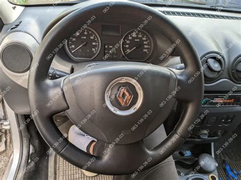 Оплетка Чехол на руль Renault Logan Sandero Symbol LADA Daewoo Nexia ...