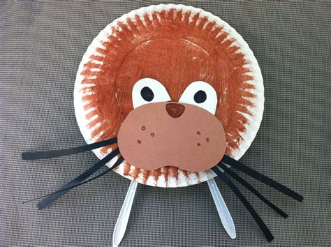 Walrus Paper Plate Project Plate Crafts Paper Plate Crafts Polar