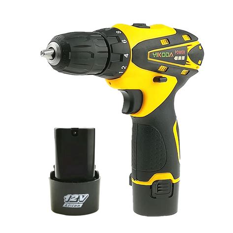 Find More Electric Drills Information About Yikoda 12v Cordless Driver Drill Rechargeabl Lithium