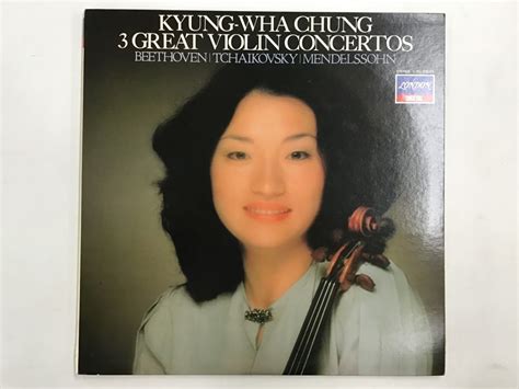 Yahoo オークション LP KYUNG WHA CHUNG THREE GREAT VIOLIN CON