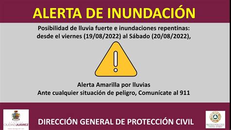 Protecci N Civil Emite Alerta Amarilla Para Este Viernes Por Fuertes