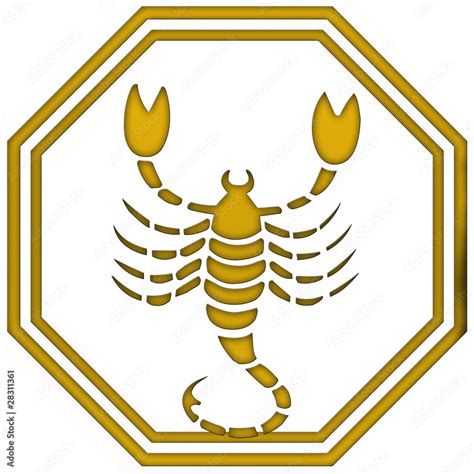 Tierkreiszeichen Skorpion Stock Illustration Adobe Stock