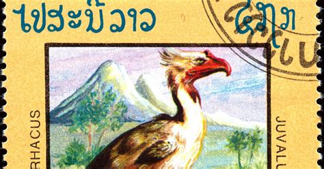 Sanda Project Stamps Collection Phorusrhacos Lao Postage Stamp