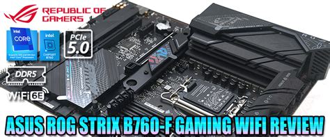 หนาท 1 ASUS ROG STRIX B760 F GAMING WIFI REVIEW Vmodtech