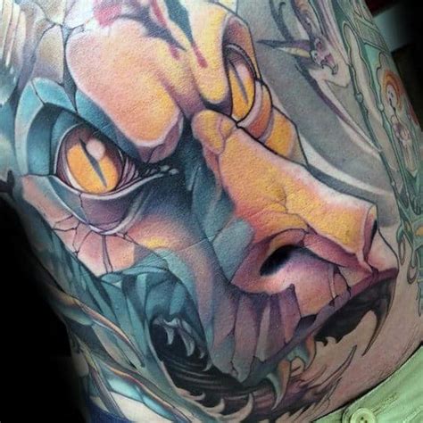 70 Gargoyle Tattoo Designs For Men - Stone Statue Ideas