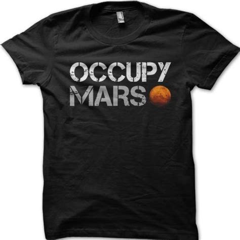 Occupy Mars Tshirt Na Lilycustom Modisch Shirts Bekleidung