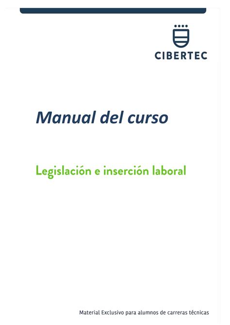 Manual 2017 Ii 04 Legislacion E Insercion Laboral 2266 Pdf