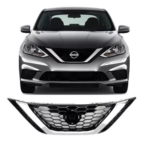 Grade Dianteira Nissan Sentra 2017 2018 19 2020 Cromada