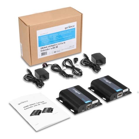 Gofanco P Hdmi Extender Over Ip And Cat Ethernet Cable Kit To