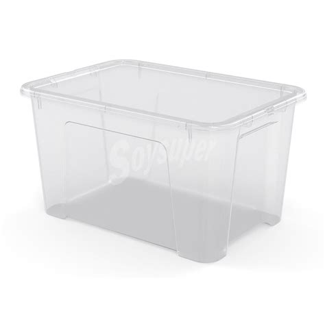 Carrefour Home Caja De Ordenaci N Con Tapa Pl Stico Carrefour L