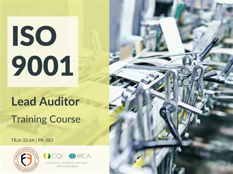 Iso 90012015 Lead Auditor Course Pr382 Cqi Irca Sustaincert