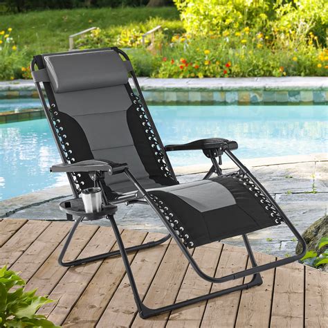 Mainstays Outdoors Oversized Zero Gravity Chair Bungee Sling Lounger