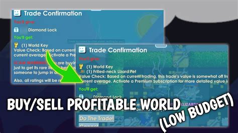 BUY SELL PROFITABLE WORLD LOW BUDGET GROWTOPIA YouTube