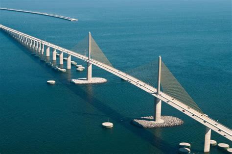 Sunshine Skyway Bridge In Tampa Fl Trip Canvas