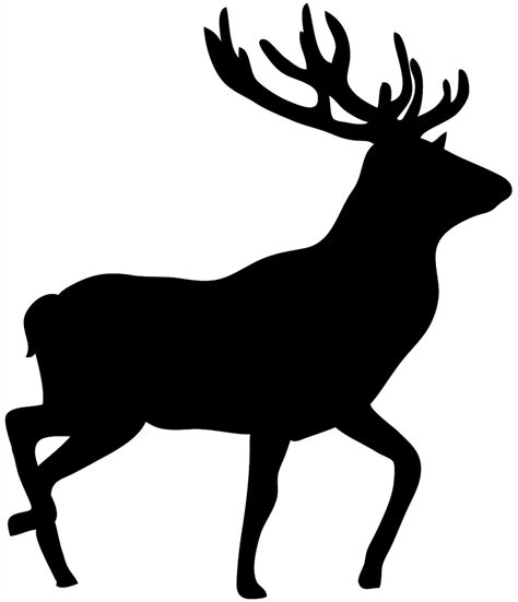 Elk Head Silhouette - Cliparts.co