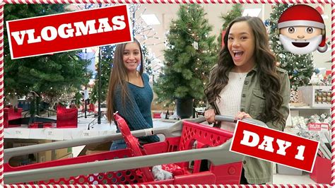 Christmas Shopping At Target Vlogmas Day 1 2016 Youtube