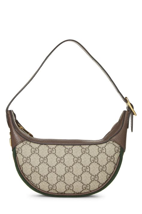 Gucci Original Gg Supreme Canvas Web Ophidia Bag Mini Beige