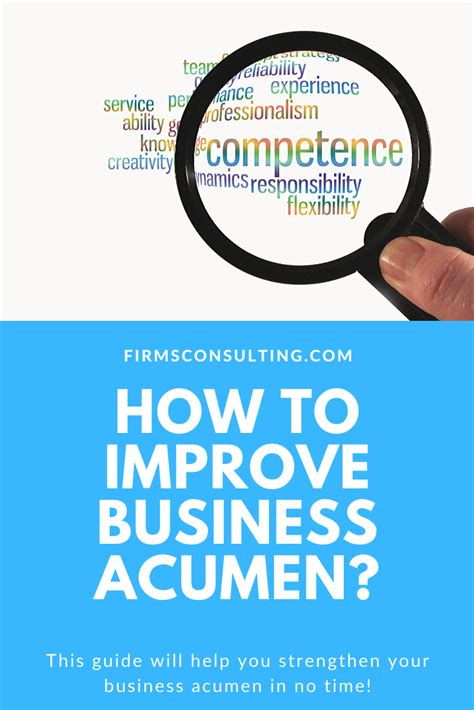 Improve Business Acumen Step By Step Guide