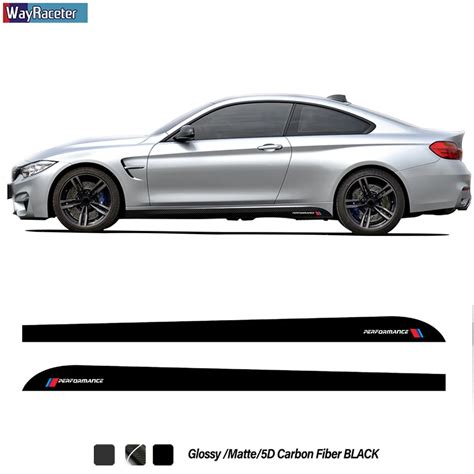 Boutique En Ligne En Gros Bmw M Performance Side Stripes Decals Set