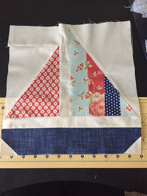 Sail Boat Quilt Block First Design By Me Boat Quilt Quilt Sewing