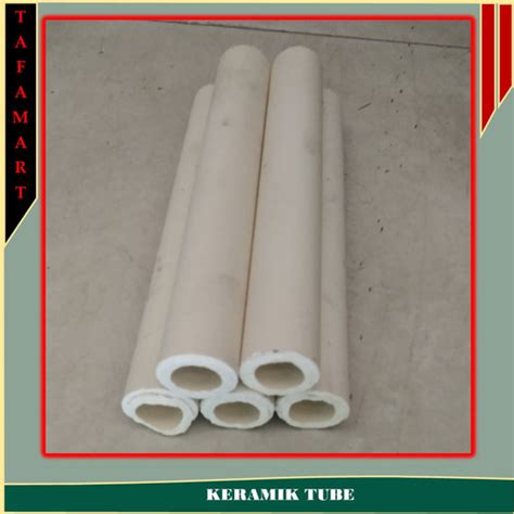 Jual Pipa Keramik Tahan Panas Support Heater Ceramic Tube Dia Mm