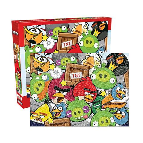 Angry Birds Collage 500 Piece Jigsaw Puzzle | Free Shipping