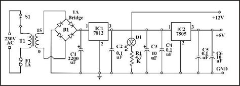 Power Adapter Schematic Diagram