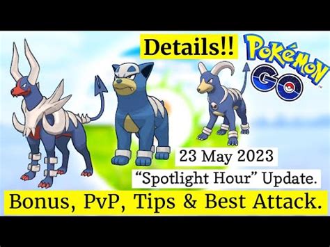 Upcoming Spotlight Hour Details Pokemon Go Houndour Spotlight Hour