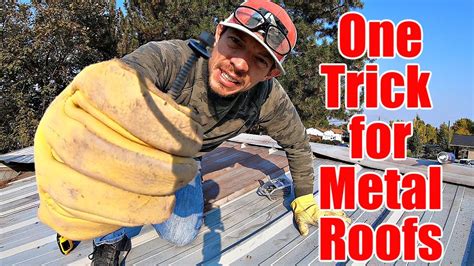 How To Repair A Metal Roof Youtube